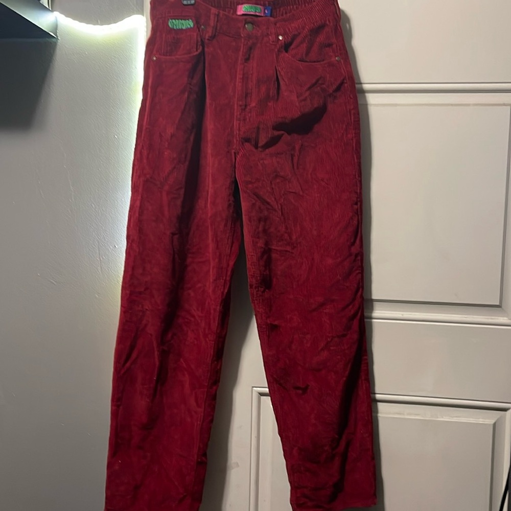 Empire red pants